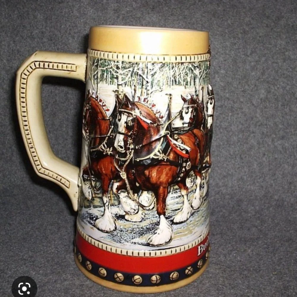 Budweiser Holiday Stein 1988 Collector’s Series - Picture 2 of 4